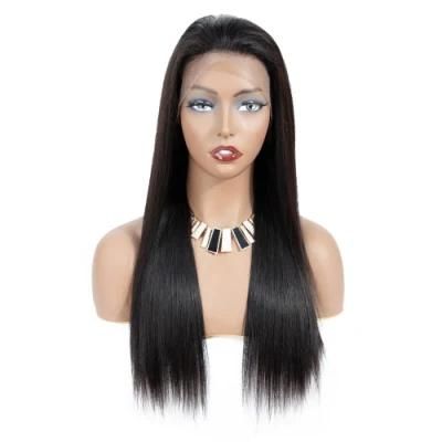 Glueless Full Lace Human Hair Wigs Peruvian Virgin Hair Staight Wig with Baby Hair