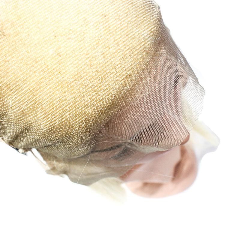 Top Grade Transparent Swiss 613 Silky Straight Front Lace Wig