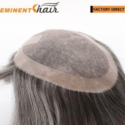 Factory Direct Men&prime;s Human Hair Mono Toupee