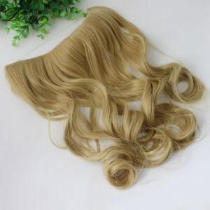 Cute Curly Style Fashion Blonde Color Fish Line Hair Extension