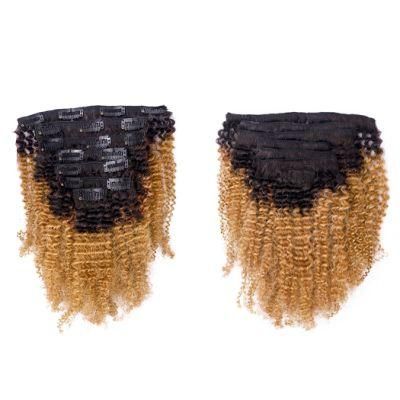 Brazilian Yaki Straight Clip Human Hair Extension 120g Natural Hair Remy Natural Color