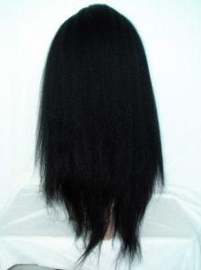 Kinky Straight Remy Hair Full Lace Wig