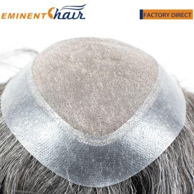 Custom Indian Remy Hair Toupee for Men