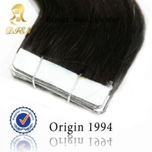 Remy Hair Aaaaaa Brazilian Hair Handtied Tape in Hair Extensions