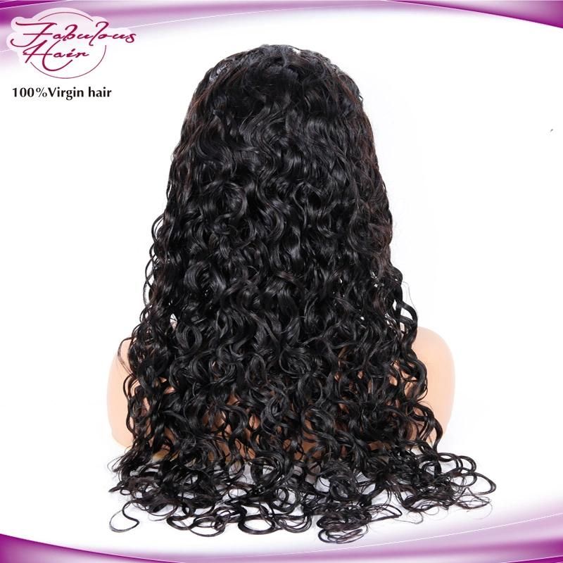 Long Mogollian Natural Wave 100% Human Hair Lace Front Wig