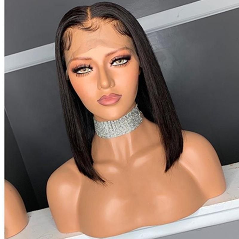 Mink Virgin Brazilian Human Hair Short Bob Wig