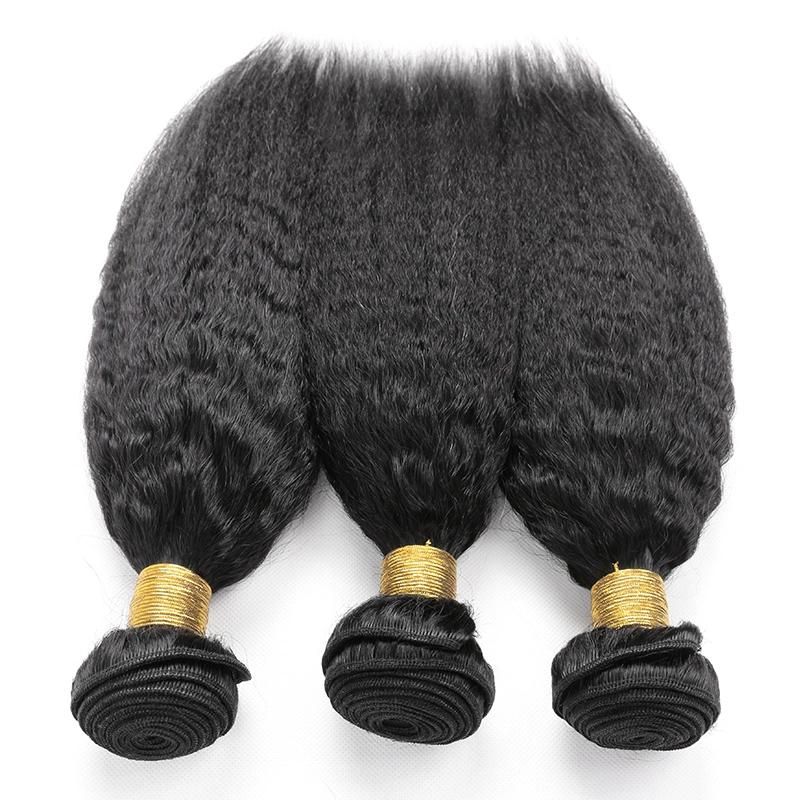 Wholesale Kinky Straight 100% Virgin Cuticle Aligned Brazilian Hair Bundle