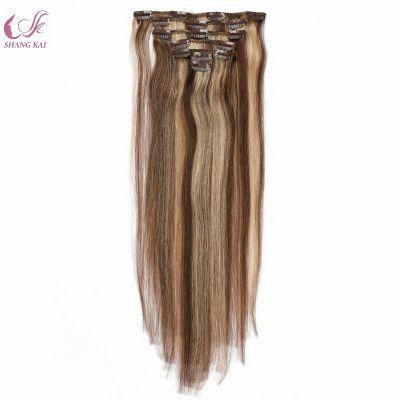 Remy Human Hair Clip in Hair Extensions, Wholesale Clip-in Human Hair Extensions, Cheap Clip Hair
