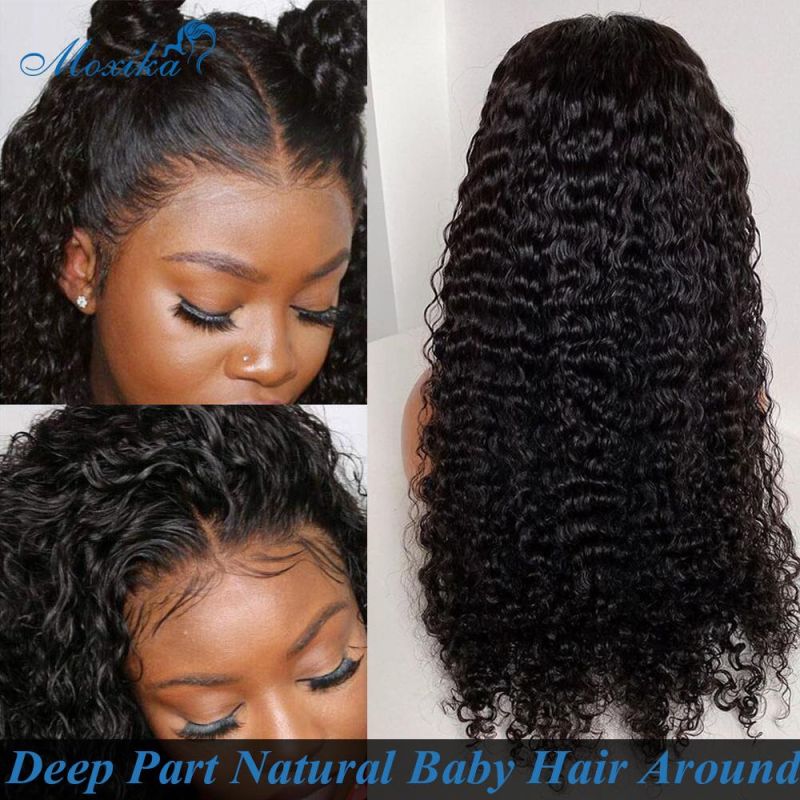 Deep Wave Wig Human Hair Lace 13X6 Lace Front Wig