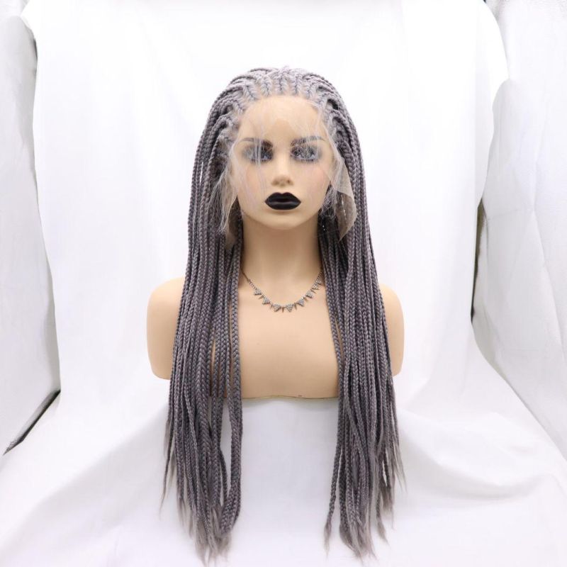 Braids Wigs Human Hair Lace Front, Women Hair Wig Braids, Cheap Braids Synthetic Wigs