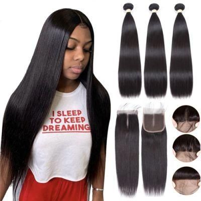 Kbeth Straight Real Human Hair Closure for Black Woman 22 Inch 11A Remy Bouncy Long Lasting 5*4 5*5 6*6 Lace Size Toupees Ready to Ship