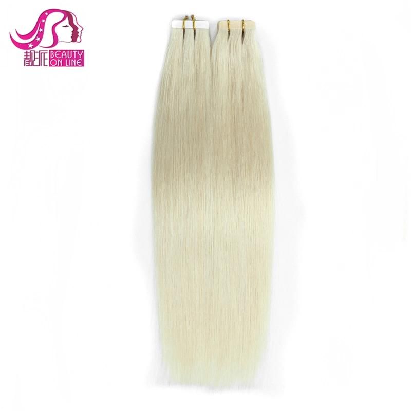 16/18/20/22/24" Tape Hair Extension Wholesale Brazilian Human Hair Extension