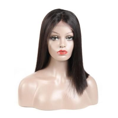 100% Brazilian Virgin Remy Hair Glueless Lace Front Wig
