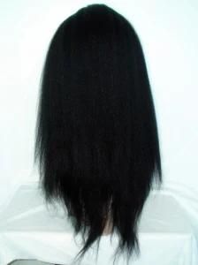 Kinky Straight Human Hair Lace Wig