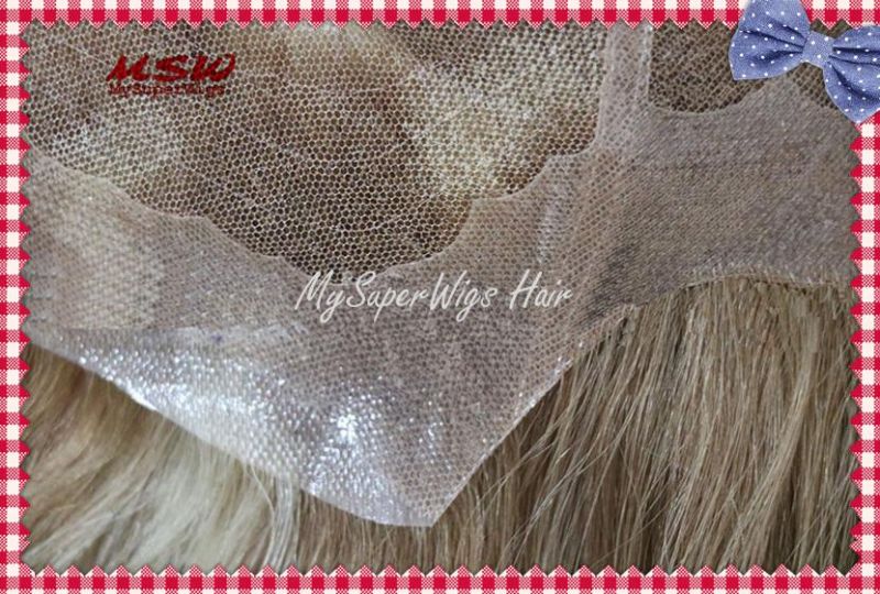 2022 Swiss Lace Human Hair Toupee with Poly Binding