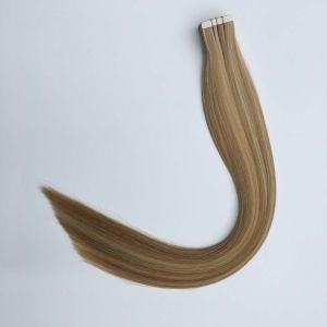 #P10/613 Straight Us PU Tape Brazilian Virgin Remy Human Hair Extensions