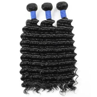 10A Wholesale 100% Human Hair Bundles Deep Wavy Brazilian Hair Weft