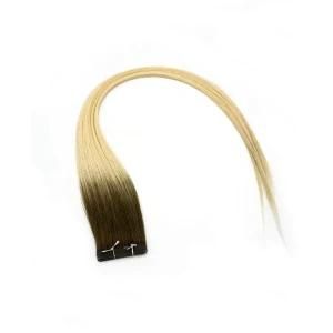 16&quot; Tape Hair Extensions Virgin Remy Human Hair #Ombre 8/613 Silk Straight Best Hair