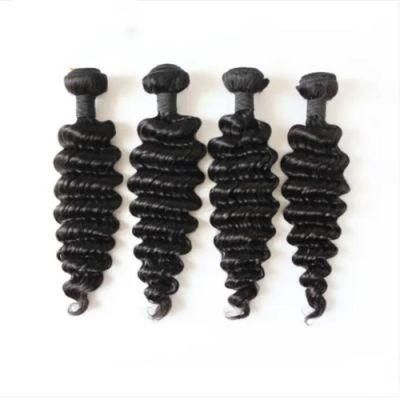 Unprocessed Virgin Hair Bundles Hair Extensions Indian Deep Wave Human Hair