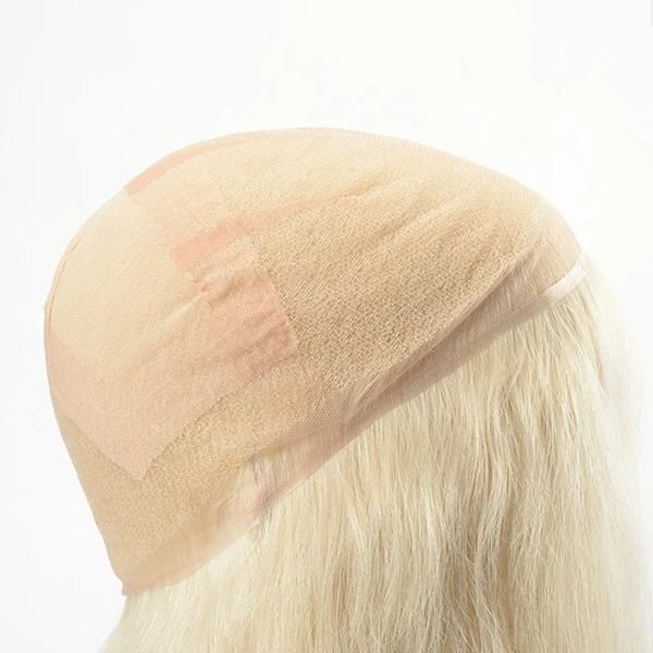 Custom Made Full French Lace Long Virgin Hair Female Toupee