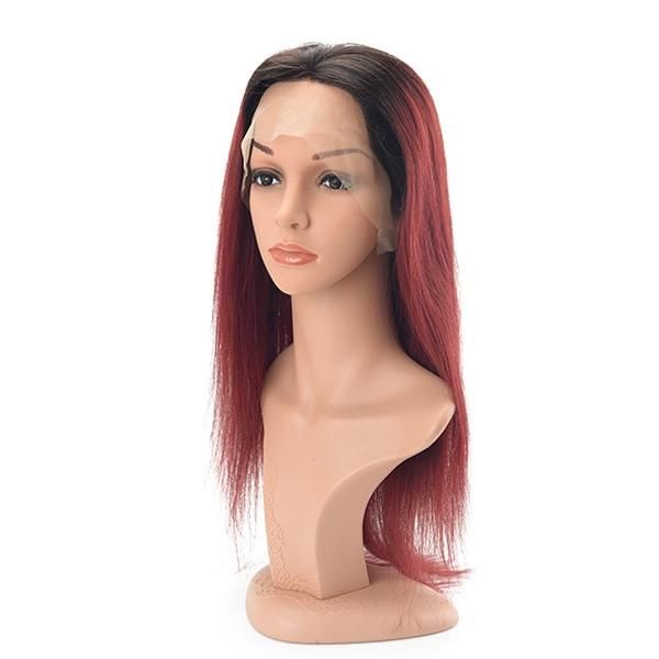 Stock Ombre Color 1b/99j Lace Front Hair Replacement