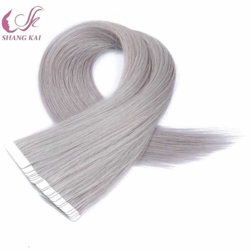 Double Drawn Russian Tape Extensions Ombre Color Tape Human Hair Extension