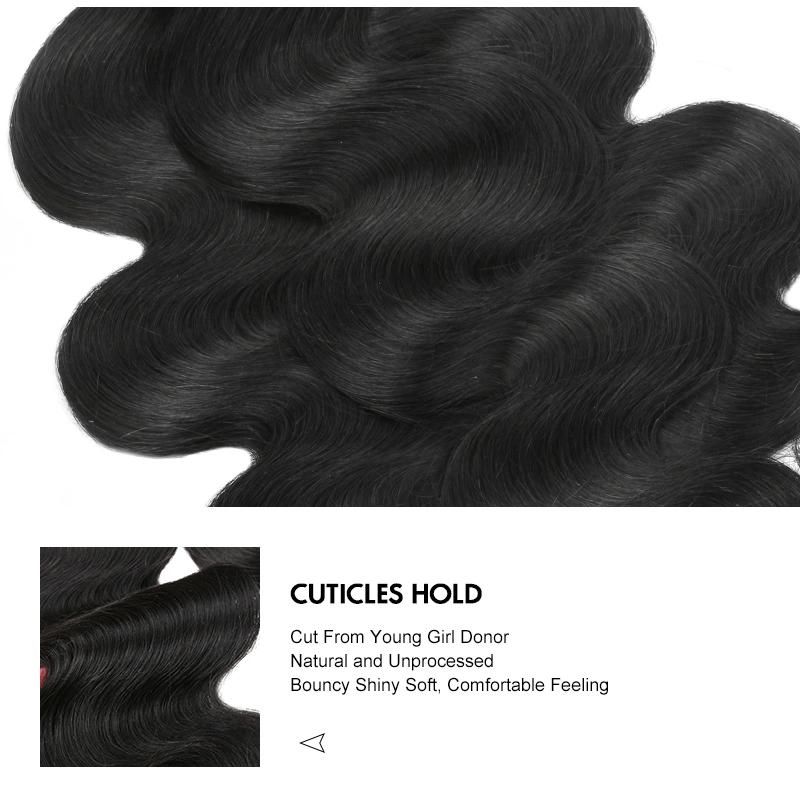100% Unprocessed Human Hair Bundles Weaves Virgin Brazilian Cuticle Aligned Hair