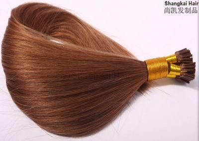 Brazilian Virgin Hair Stick Remy Hair Brown Color Human Hair
