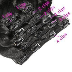 Kbeth Human Hair Extensions Clip Ins for Black Woman 2021 Summer Fashion 100% Virgin Human Hair Black Hair Clip in Wavy Body Wave Remy Sexy Hair Extension