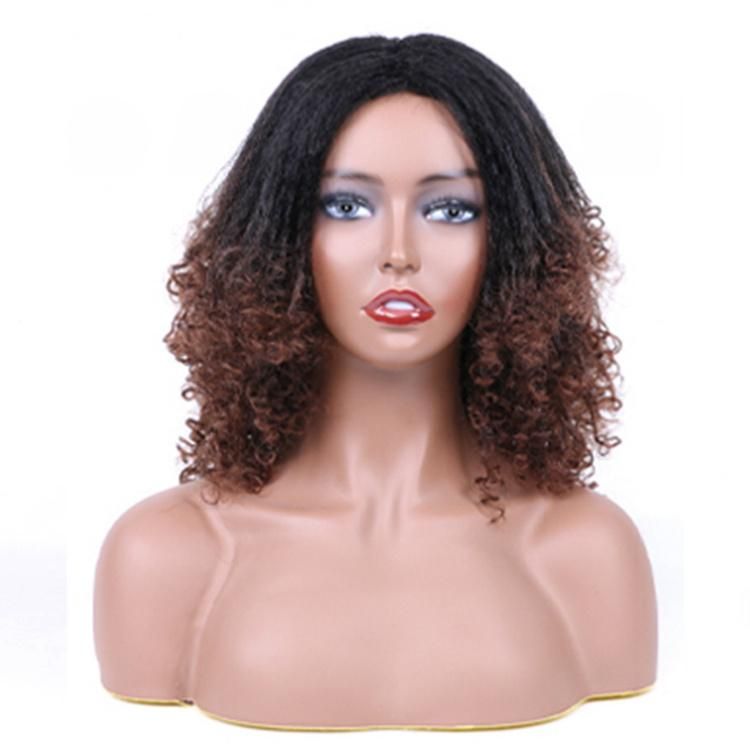 Afro Kinky Curly Black Short Bob Wig Wholesale Cheap Synthetic Hair Wig