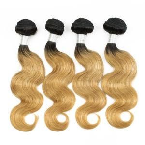 2018 Factory Price Wholesale Unprocessed Virgin Brazilian Body Wave T1b27 Ombre Color Hair Bundles