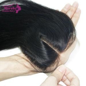 Factory Price 4*4 Lace Closure Straight 100% Brazilian Human Hair with Baby Hair
