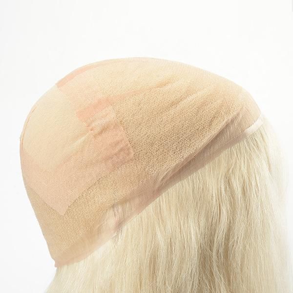 Custom Made Full French Lace Long Virgin Hair Natural Hair Toupee Wig
