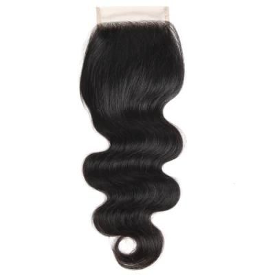 Kbeth Body Wave 4*4 Transparent Lace 22inch Closure Best Price Femme Human Hair Toupees in Stock Wholesale