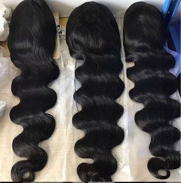 Sunlight Body Wave Pre Plucked Virgin Brazilian Remy 13X4lace Front Wigs