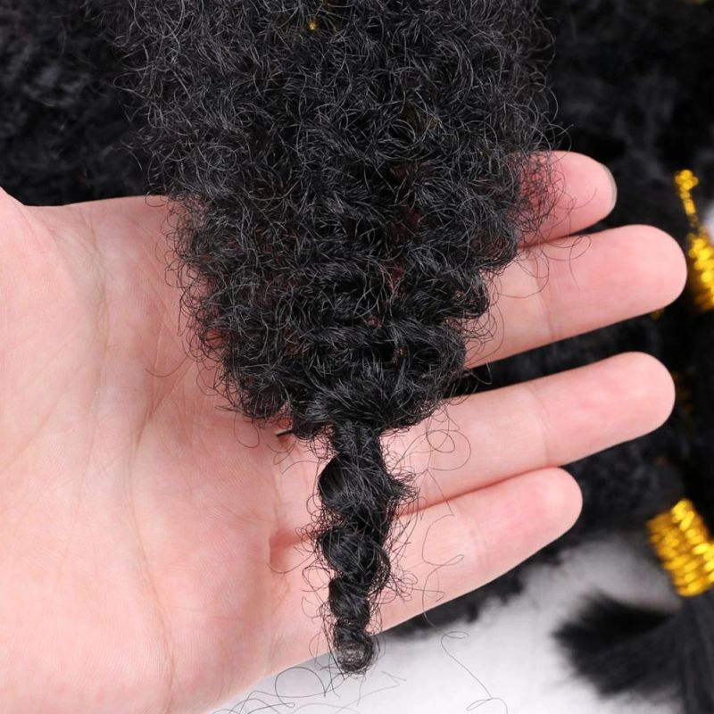 5PCS/Set Afro Kinky Crochet Braiding Hair Marley Braids Synthetic Hair Extension