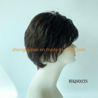 Wholesale Handtied Human Hair Synthetic Hair Mix Hair Wigs