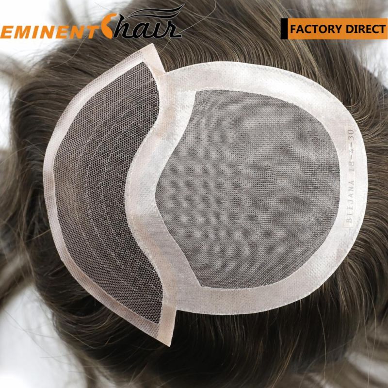 Custom Made Lace Front Hair Replacement Toupee for Women