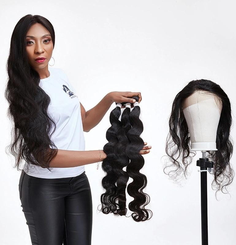 Angelbella Lace Frontal 360 Body Wave Virgin Human Hair HD Lace Frontal