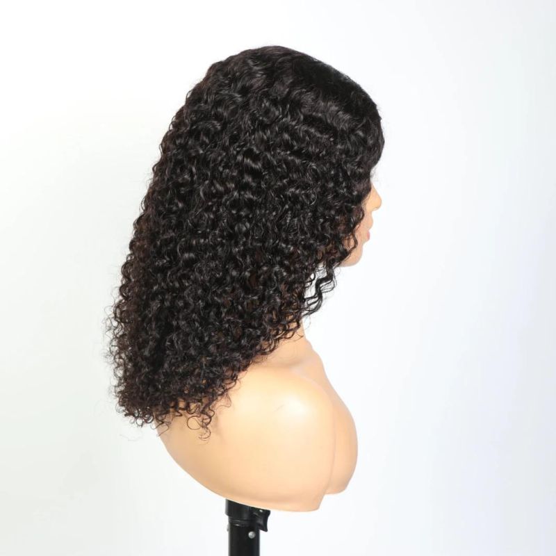 V Part Jerry Curl Machine Made Wig New Style Wig for Black Women Glueless Human Hair Peruvian U Part Raw Hair Wigs Cheap Price Wholesale