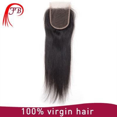 Raw Unprocessed Wholesale 100% Human Hair Brazilian 4*4 Lace Closure