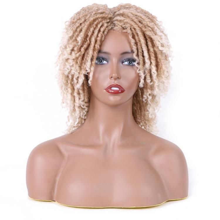 Dreadlocks Wig 6 Inch Ombre Crochet Braids Wigs Heat Resistant Synthetic Short Wigs