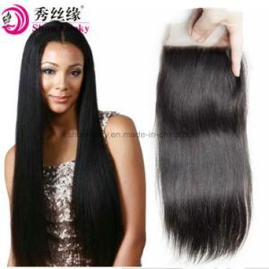 Brazilian Virgin Human Hair Straight Closure Top 4*4 Swiss Lace Closures Remy Hair Natural Hair Accessories