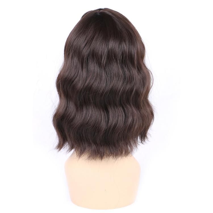 Wholesale Ombre Brown Water Wave Short Bob Synthetic Hair Wigs