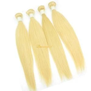 Factory Price Remy 9A Body Wave Virgin Blond 613 Straight Russian Hair Extensions