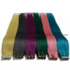 Hot Sale Natural Straight Raw Hair Factory Tape Remy Cambodian Virgin Human Hair Extensions