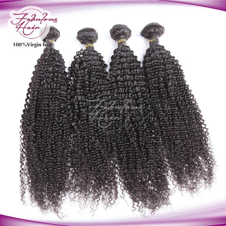 Full Cuticle Tight Neat Peruvian Afro Curl Human Hair Product