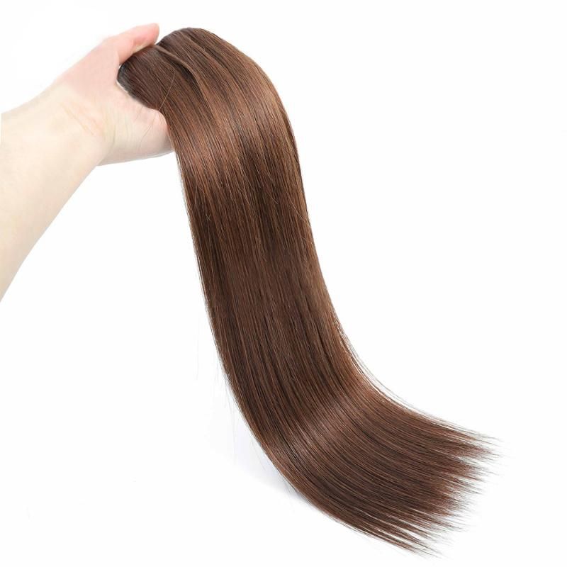 8PCS/Set 18 Clips Double Weft Human Hair Clip in Hair Extensions #4