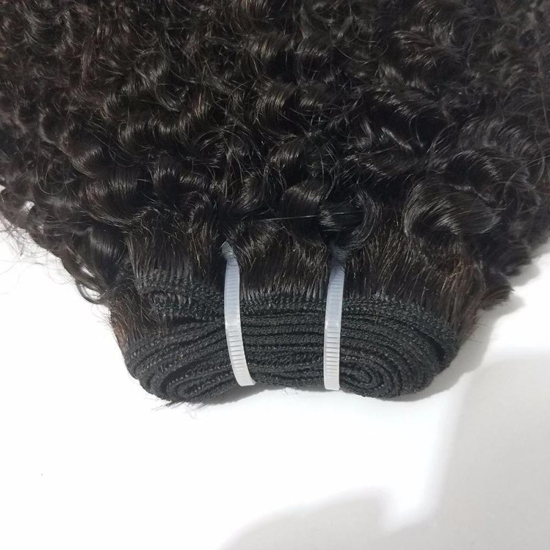 Cheap Wholesale Afro Kinky Curly Brazilian Human Hair Weaving