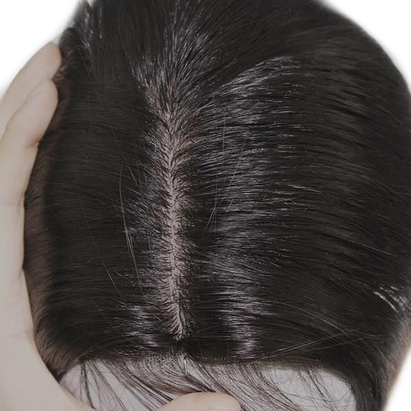Human Hair Silk Base Closure